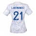 Günstige Frankreich Lucas Hernandez #21 Auswärts Fussballtrikot Damen WM 2022 Kurzarm